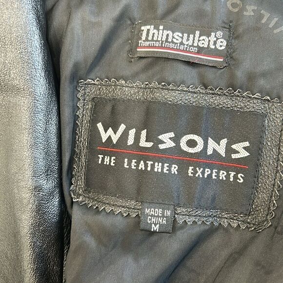 Wilson’s Leather thinsulate lined heavy jacket winter coat oversized - Picture 5 of 7